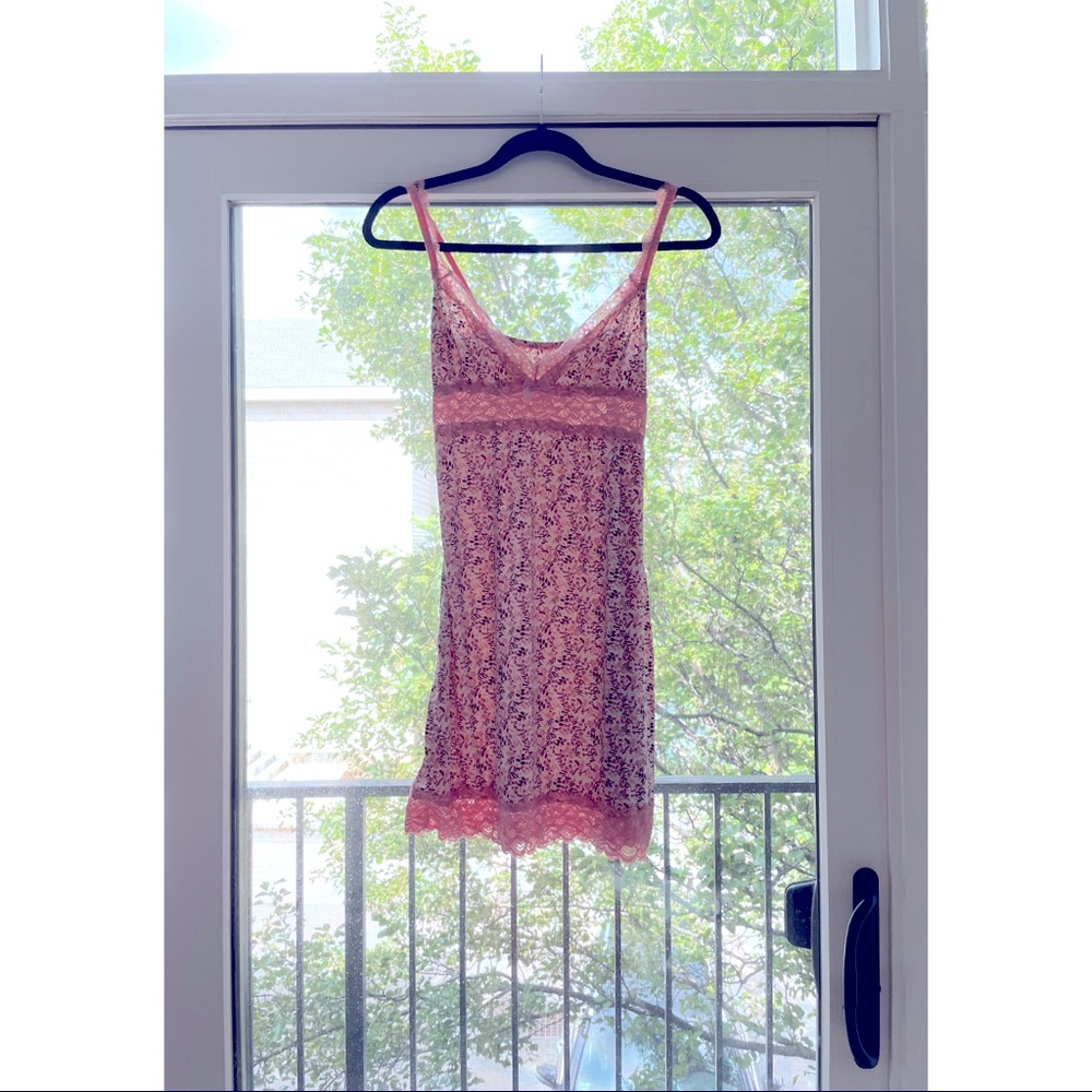 Secret Possessions floral dusty rose nightgown